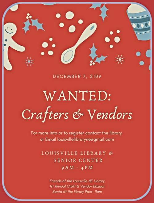 2019 11 13 LSV Library wanted craft fair