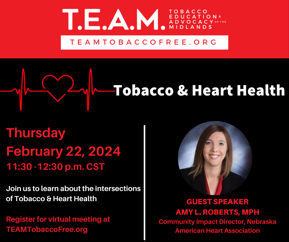 Team tobacco and heart health