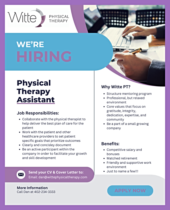 2025 12 17 WITTE Physical Therapy Assistant 1