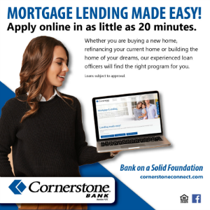 Cornerstone Bank Mortgage Lending 2019 300