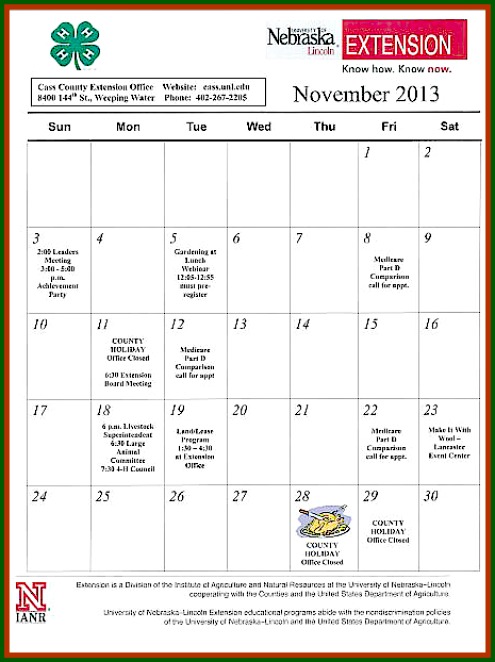 2013-11-06 4-H_calendar