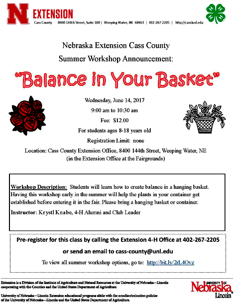 2017 05 31 4 H Balance in your Basket 2017