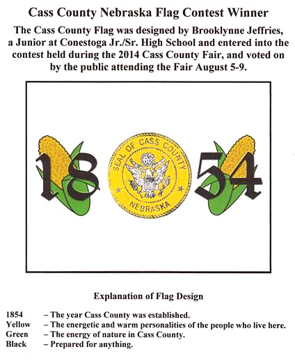 2015-02-04 Cass_County_flag_designed_by_Brooklynne_Jeffries