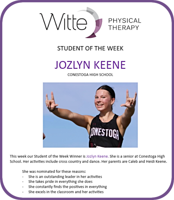 2025 10 22 MRY SOTW J Keene