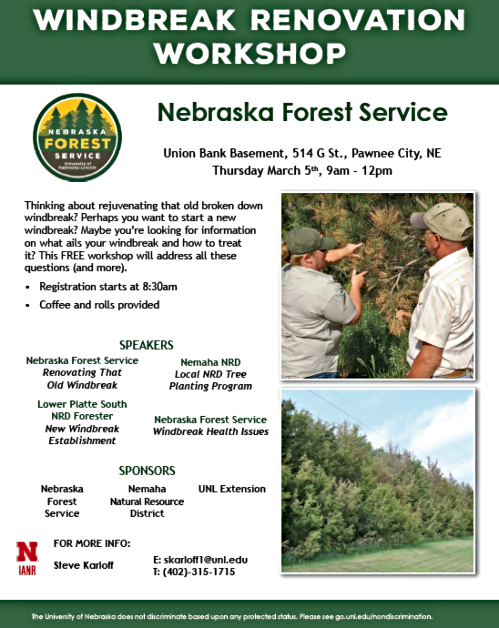 2020 02 05 UNL EXT windbreak workshop 1