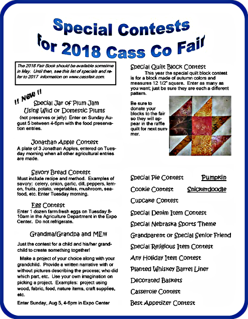2018 05 02 WW CC Fair Special Contests Quilt