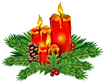 2018 12 19 Christmas candles 1