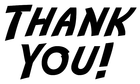 Thank You note excited