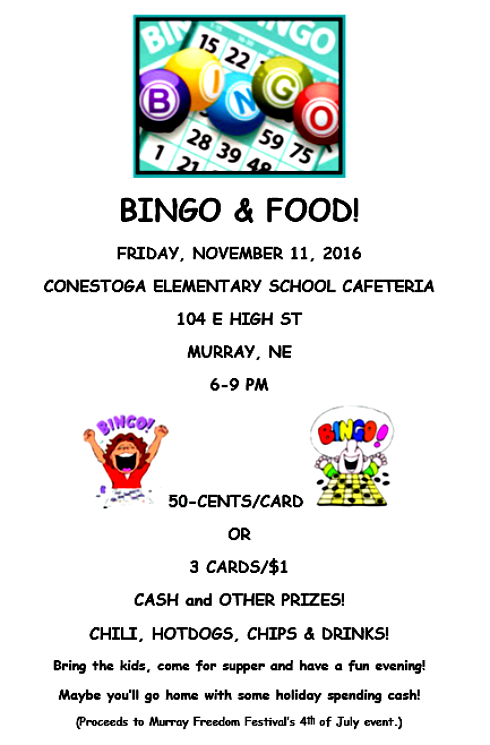 2016 10 26 MFF BINGO