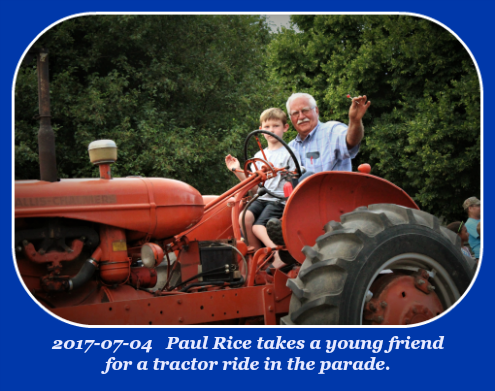 2017 07 04 Paul Rice parade friend