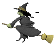 flying witch broom