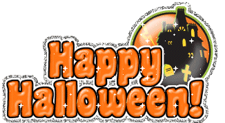 happy halloween glitter