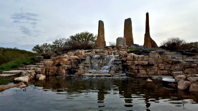 2020 02 26 PONCA STATE PARK Towers in Time Waterfall