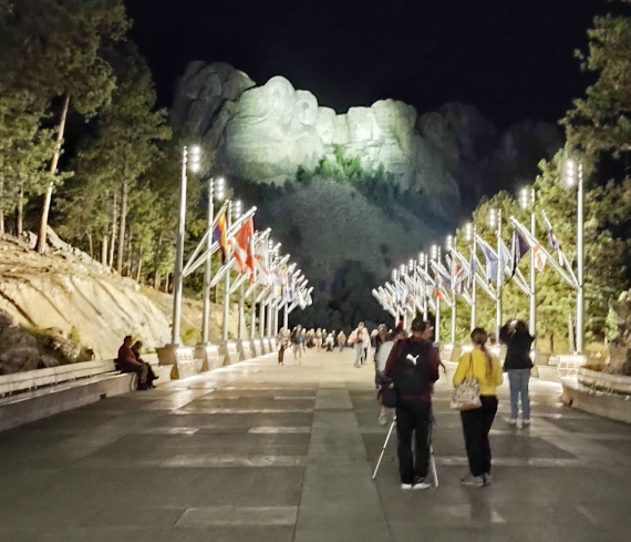 2025 09 30 Mt Rushmore flags