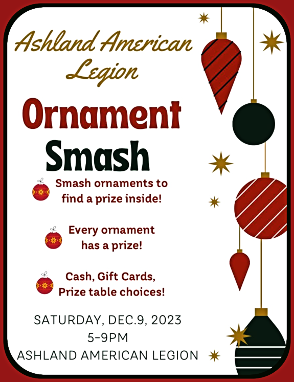2023 11 29 ASH LEGION ornament smash 1