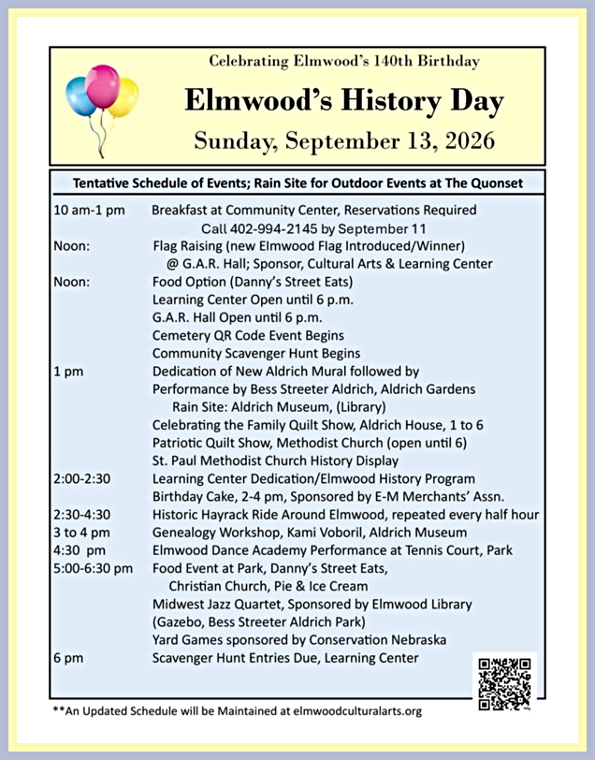 2026 08 26 Elm history day 2