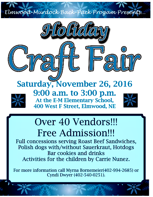 2016 11 23 ELM Craft fair