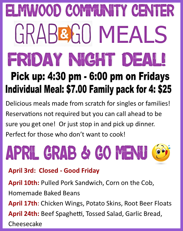 2026 04 01 ELM Grab and Go Flyer