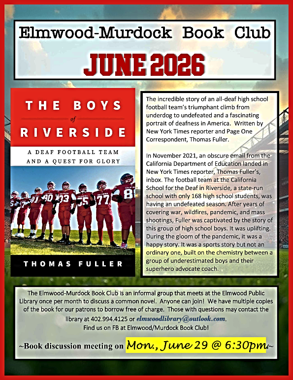 2026 05 27 ELM LIB BOM Boys of Riverside