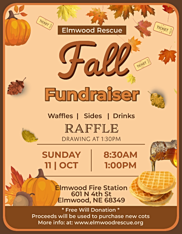 2026 09 16 ELM RESCUE fall fundraiser flyer 1