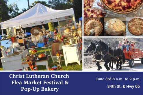 2017 04 05 LSV Christ Lthrn Flea Market Postcard
