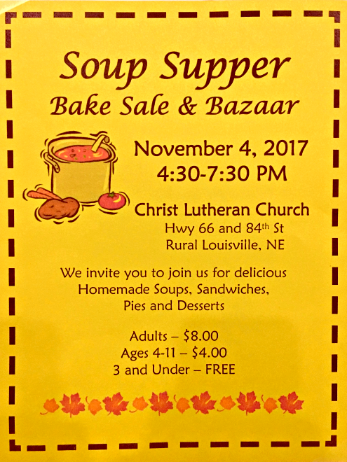 2017 10 25 LSV Christ Lutheran bake sale