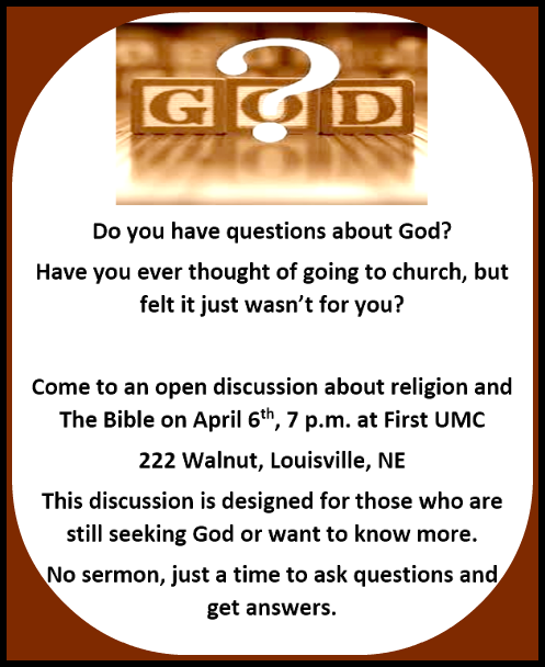2017 03 22 LSV 1st UMC Qs about God