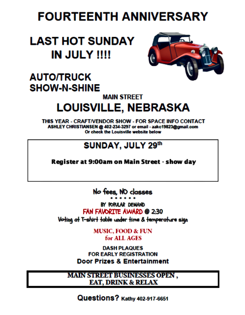 2018 06 27 LSV LHSJ Car Show 1