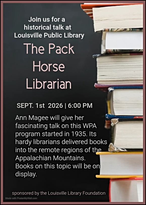 2026 08 26 LSV LIB Pack Horse Librarian