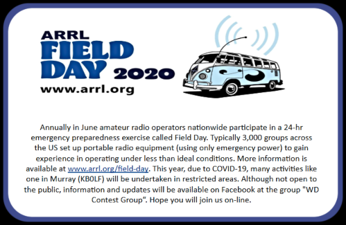 2020 06 24 ARRL FIELD DAY 1