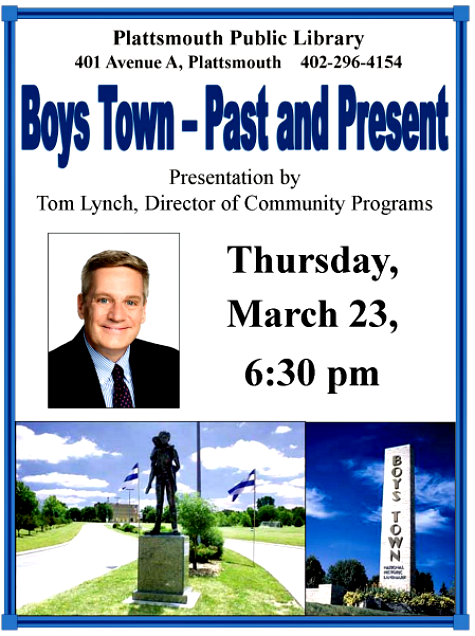 2017 03 15 PLT Library BoysTownTom Lynch