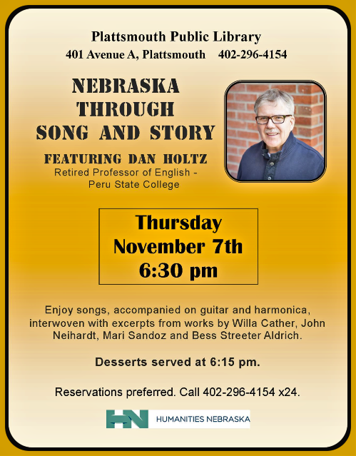 2019 11 06 PLT LIB Dan Holtz NE song story