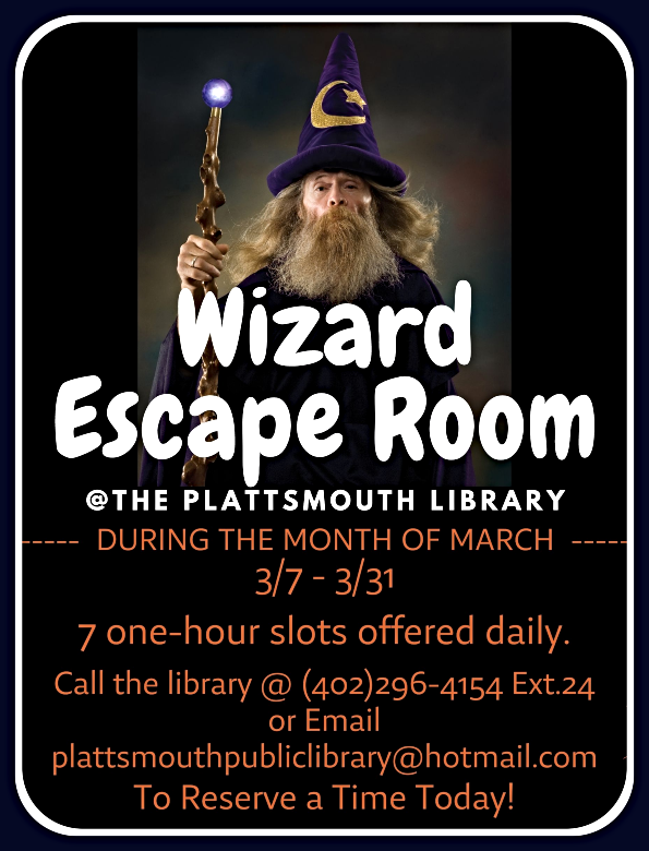 2022 03 09 PLT Library Wizard Escape Room