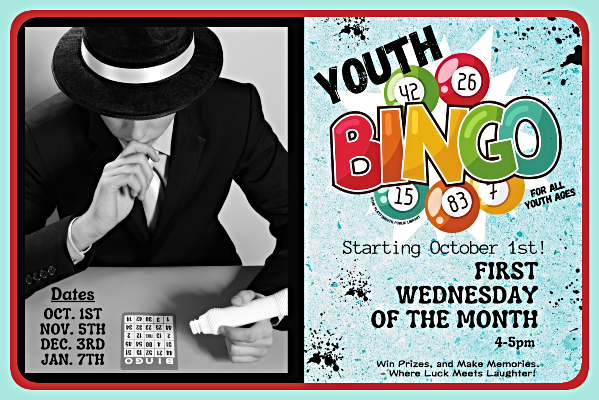 2025 10 15 PLT Lib Youth Bingo 3