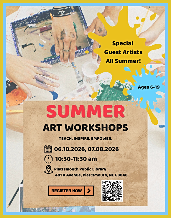 2026 06 10 PLT LIB Summer Art Workshops