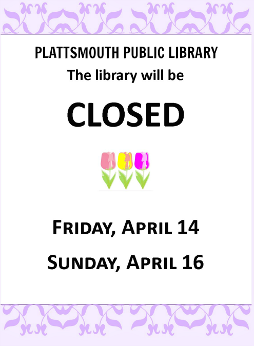 2017 04 05 PLT Library Closed 2017