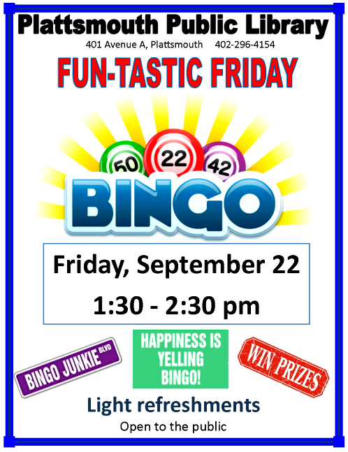 2017 09 20 PLT Library Bingo