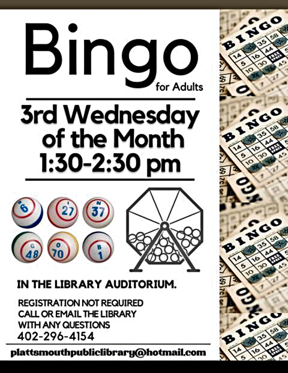 2023 02 01 PLT LIB Bingo Flyers