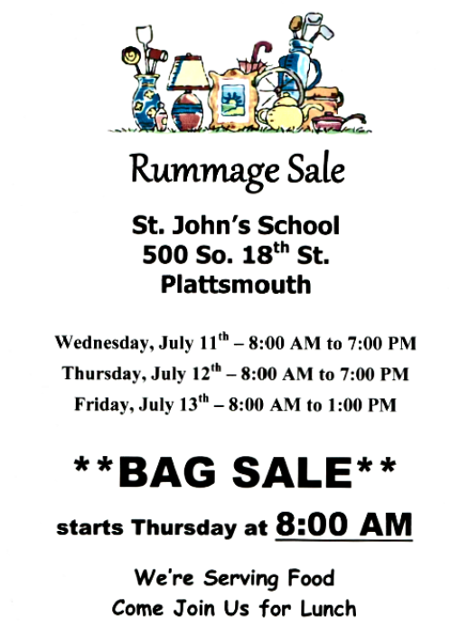 2018 06 27 PLT St Johns rummage sale 1