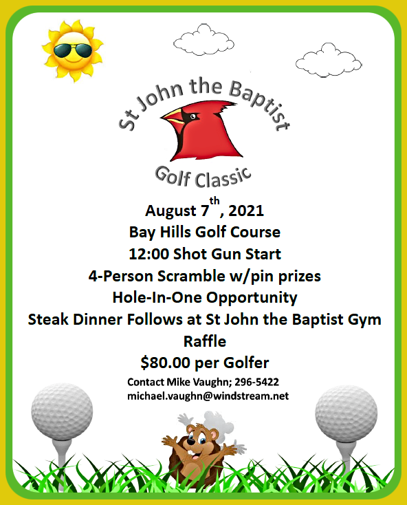 2021 07 07 PLT St John Golf Tournament Flyer 1