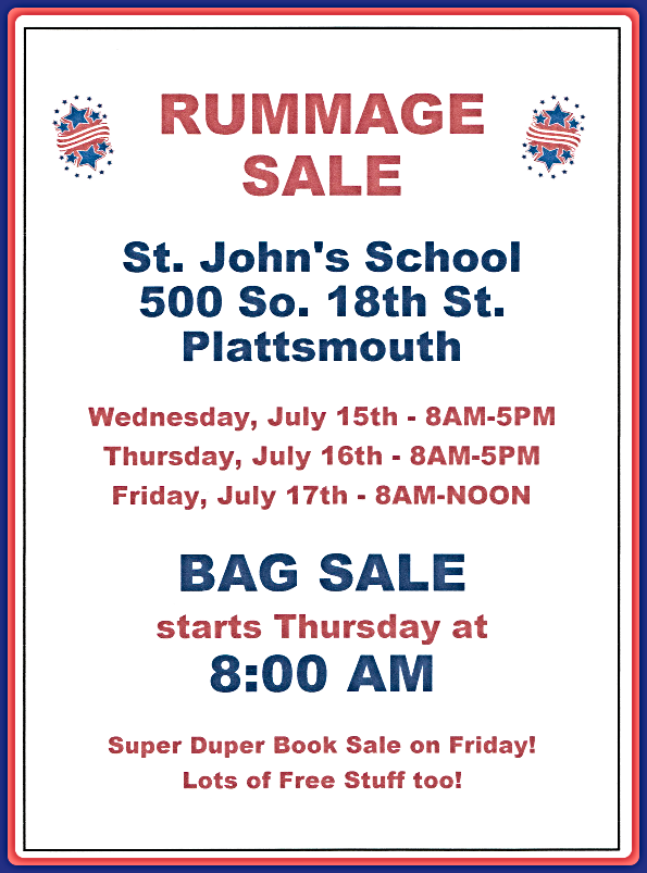 2026 06 10 PLT St John Rummage sale 1