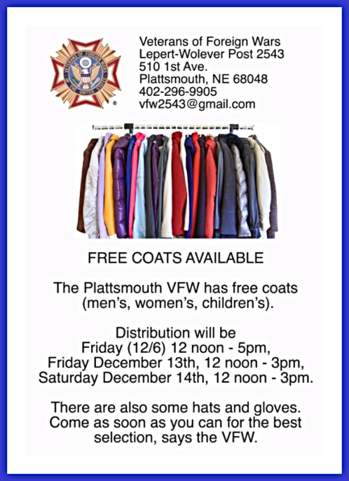 2019 12 11 PLT VFW coat drive 1