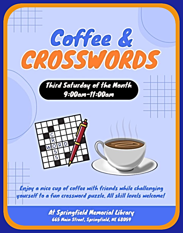 2023 12 13 SPR LIBRARY Coffee Crosswords