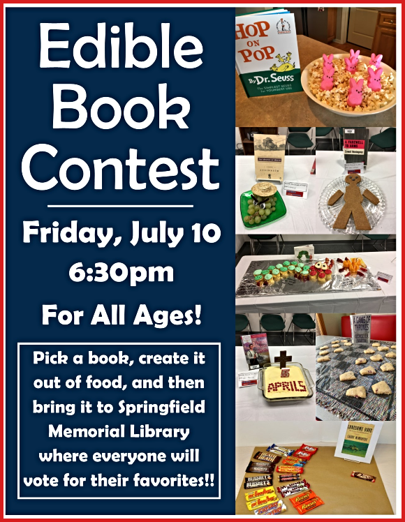 2026 06 10 SPR LIB Edible Book Festival Contest