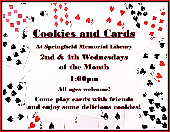 2026 06 10 SPR Lib Cookie and Cards Flyer