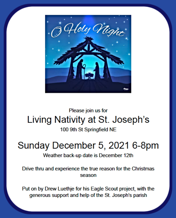 2021 11 10 SPR St Joseph Living Nativity 1
