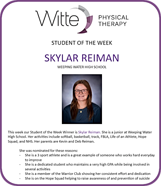 2024 10 16 WW SOTW S Reiman