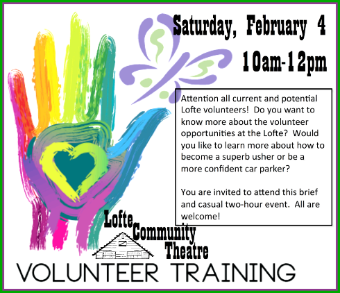 017 01 25 LOFTE Volunteer Training