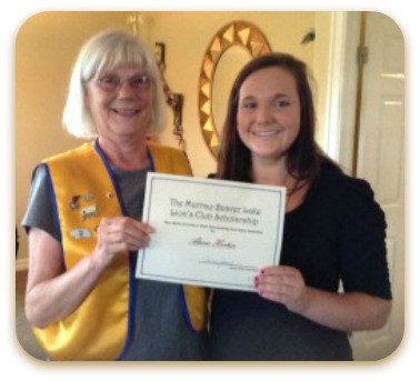 2013-05-29 Alexis_Hoshor_rcv_Lions_scholarship